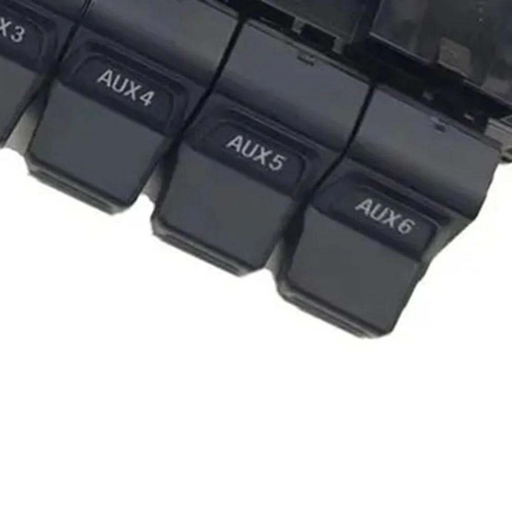 

For Ford For Super Duty 2022 Upfitter AUX Switches Overhead Console NC3Z 13D730 AA Black ABS Easy Install Part