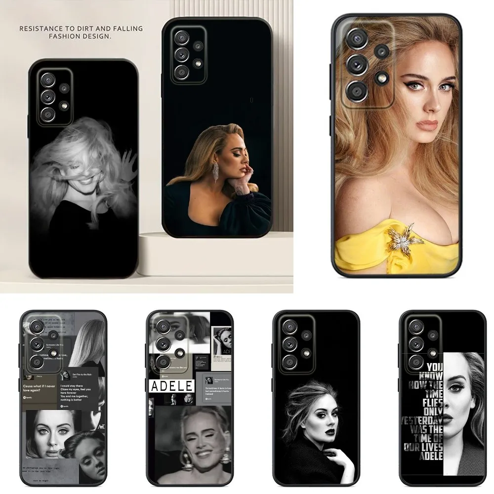 A-Adele Adkins Singer Phone Case For Samsung S24,S23,S22,S21,S20,S10,S10E,S9 Ultra Plus FE Note 20 Ultra 10 9 Plus Case