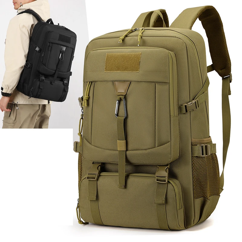 

Tactical Climbing Backpack Hiking Trekking Camping Cycling Bag Large Capacity Multifunctional Outdoor Travel Sports Rucksack