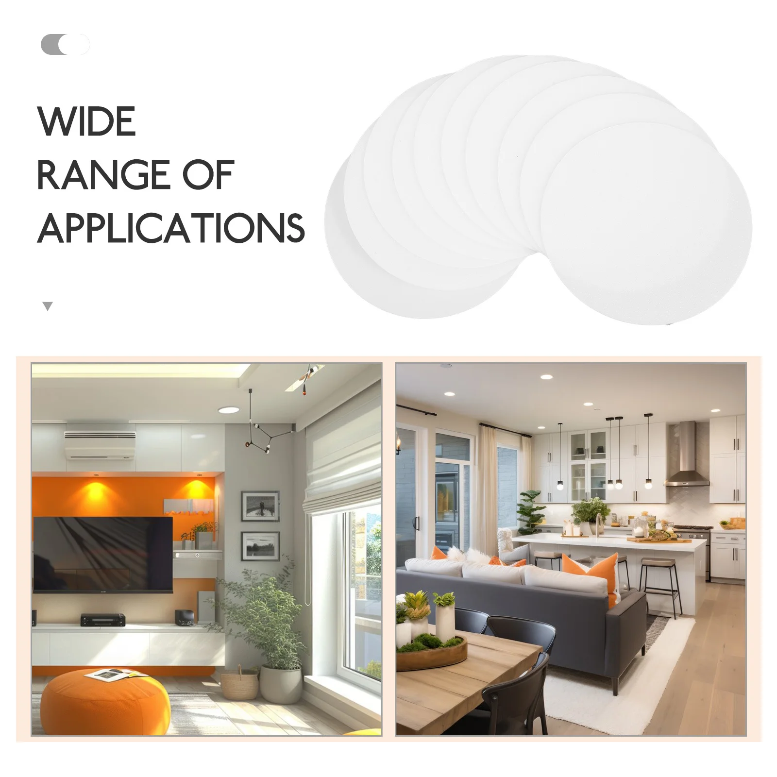 

10 шт. пластик для потолочной люстры, потолочный абажур, крышка лампы, потолочный светильник, пыленепроницаемый светильник, аксессуары для ламп