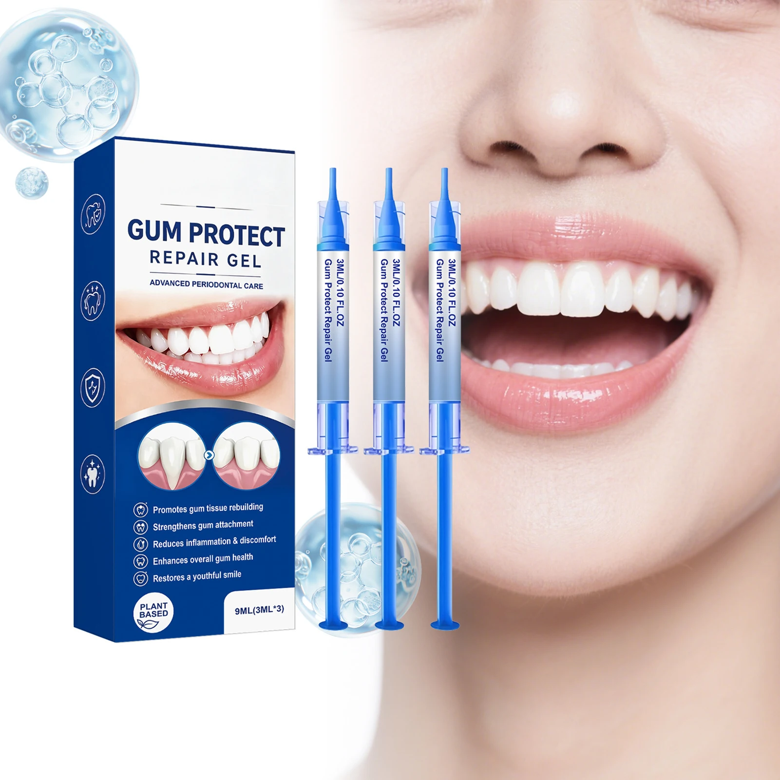 Gum Care Gel For Sensitive Teeth Effectively Relieves Gum Pain And Inflammation Quickly Gentle Cooling Sensation For Daily Use