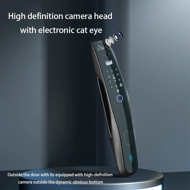 Fingerprint Camera para Smart Home, WiFi Security Door Lock, Câmera