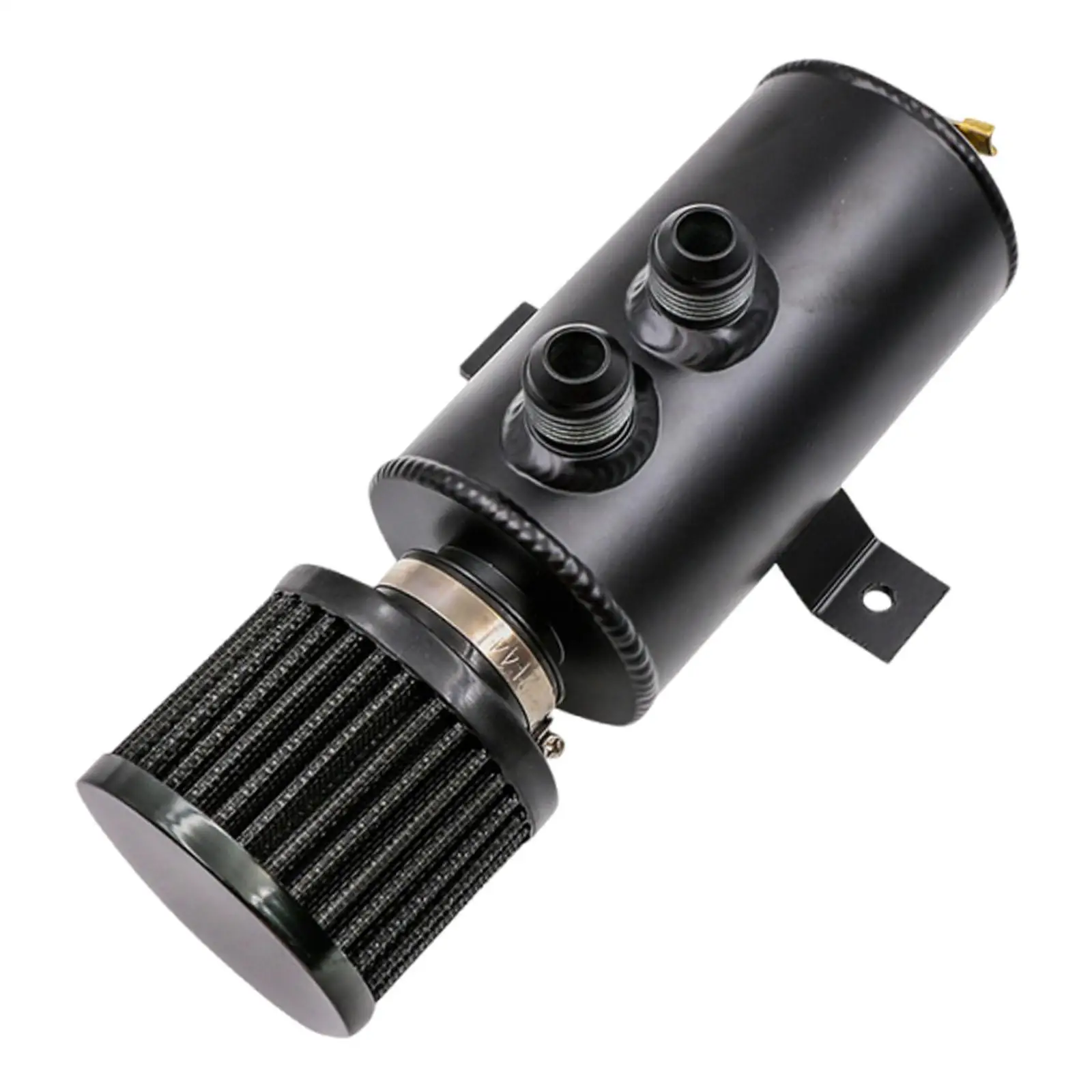 

Oil Catch Can Air Oil Separator Tank Bottom Drain Valve 750ml Efficient Oil Air Separate High Performance Aluminum Alloy