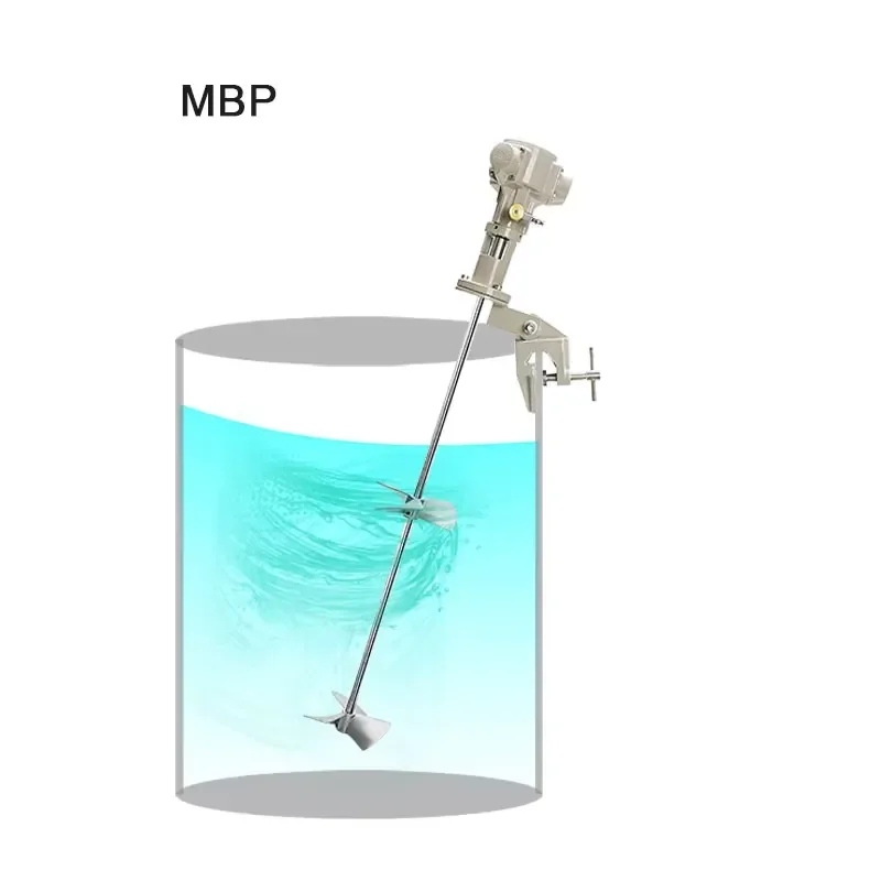 Taiwan Five-cylinder Motor MBP Pneumatic Mixer 50 Gallons 1/2HP Explosion-proof Impeller Agitator