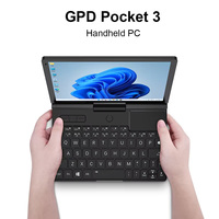 GPD Pocket 3 Mini Handheld laptop 8 Inch Intel Pentium Gold 7505 Notebook 16GB LPDDR4*3733 MHz NVMe 180°fold Business laptops