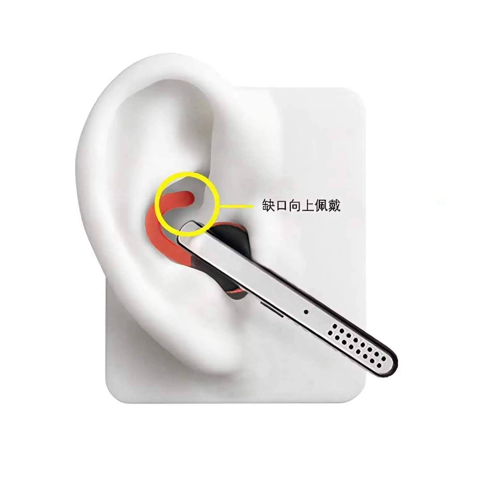 

Wireless Bluetooth Single-sided Earphones HD Voice Stereo Call Noise Reduction IPX4 Waterproof Hands-free Headset For Business