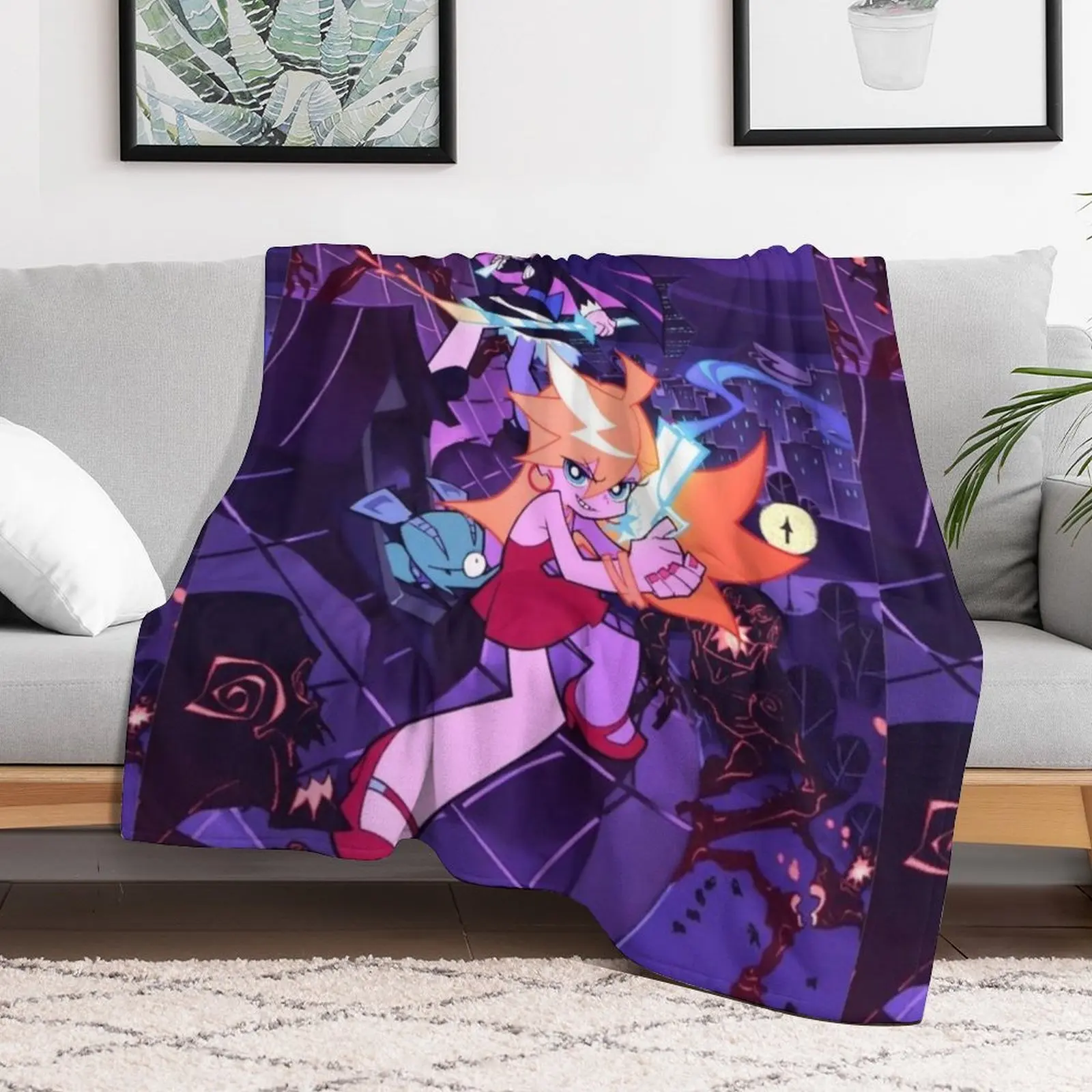 Panty and Stocking with Garterbelt Throw Blanket Decorative Throw heavy to sleep Blankets