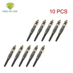 1/2/5/10 66115931A1 Diesel Glow Plugs For Mercedes-Benz MB VAN MB100 MB140 5CYL 2.9L OM600 1999 2000 2001 2002-2005 6611593101