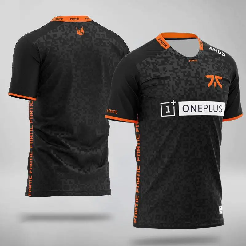 Camiseta de manga corta con Logo del equipo FNC C9 DRX G2 Esports, ropa de gran tamaño, secado rápido
