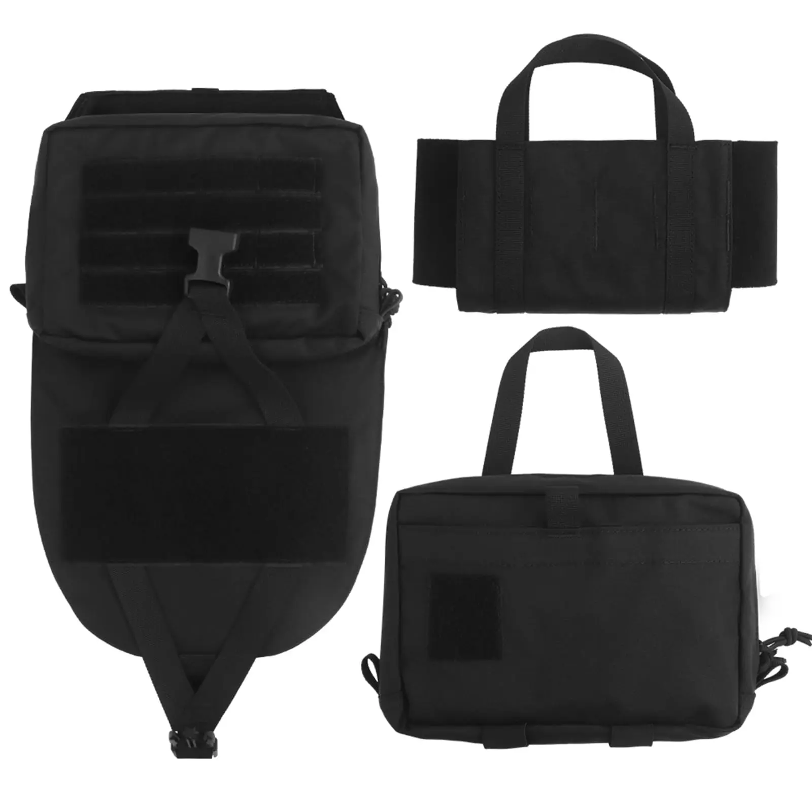 

Tactical Medical Pouch with Panel Re-moveable Back Multifunctional Storage Pouch Portable MOLLE System Hunting Vest Accessories