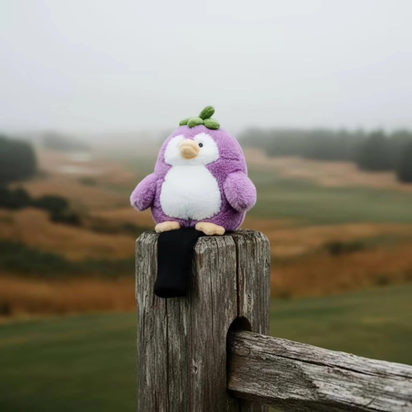 Funda protectora para palo de golf de tela suave, diseño de dibujos animados, funda para palo de golf de tela suave, funda protectora para palo de golf con diseño de pingüino, protección para equipo deportivo, bonita