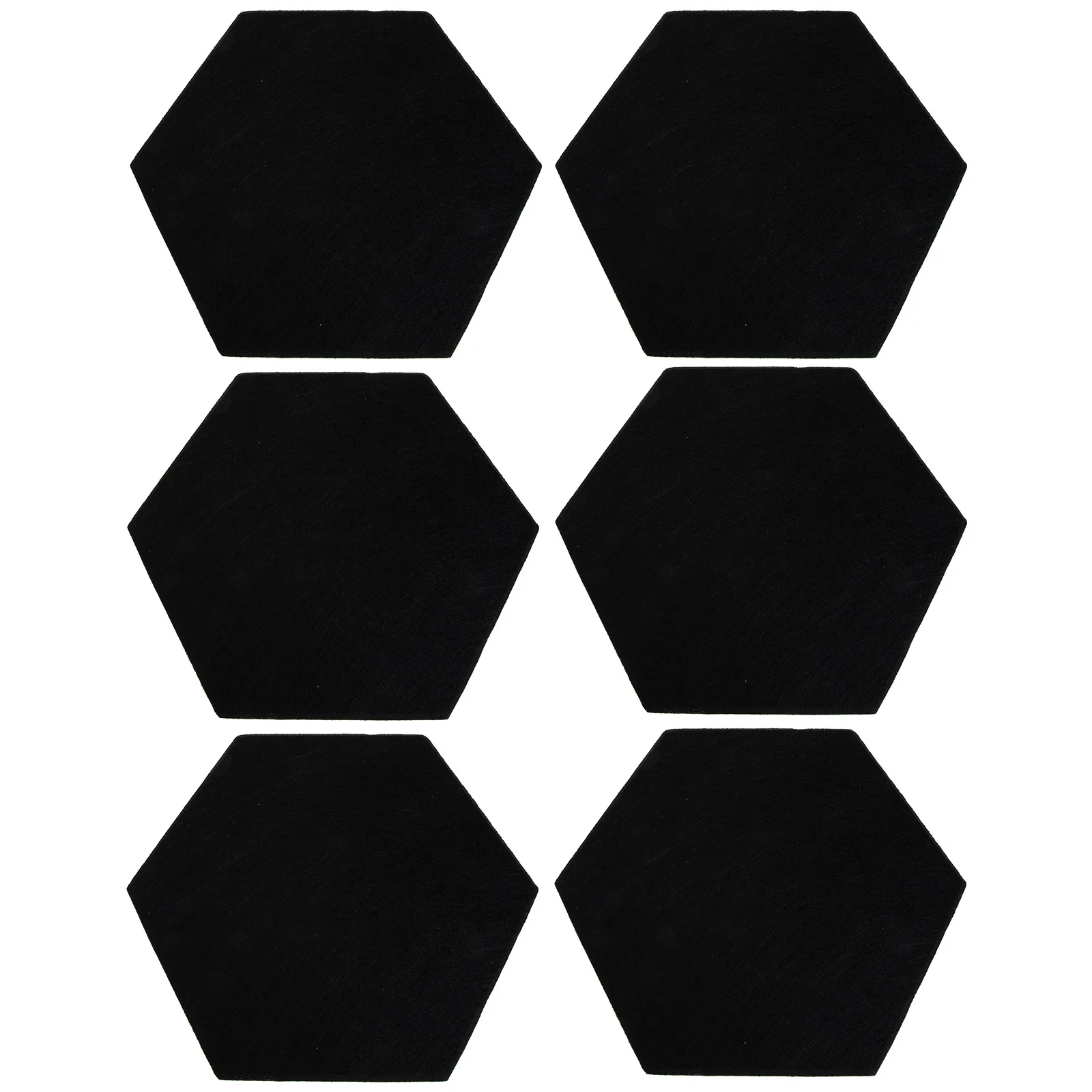 

6 Pcs Acoustic Panels Soundproofing Wall Boards Black Self Adhesive Foam Absorber Studio Gym KTV School Noise Reduction