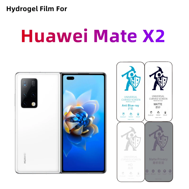 Película de hidrogel Mate para Huawei Mate X2 HD, Protector de pantalla exterior para Huawei Mate X2, cuidado de los ojos, película protectora Mate para privacidad, 2 uds.