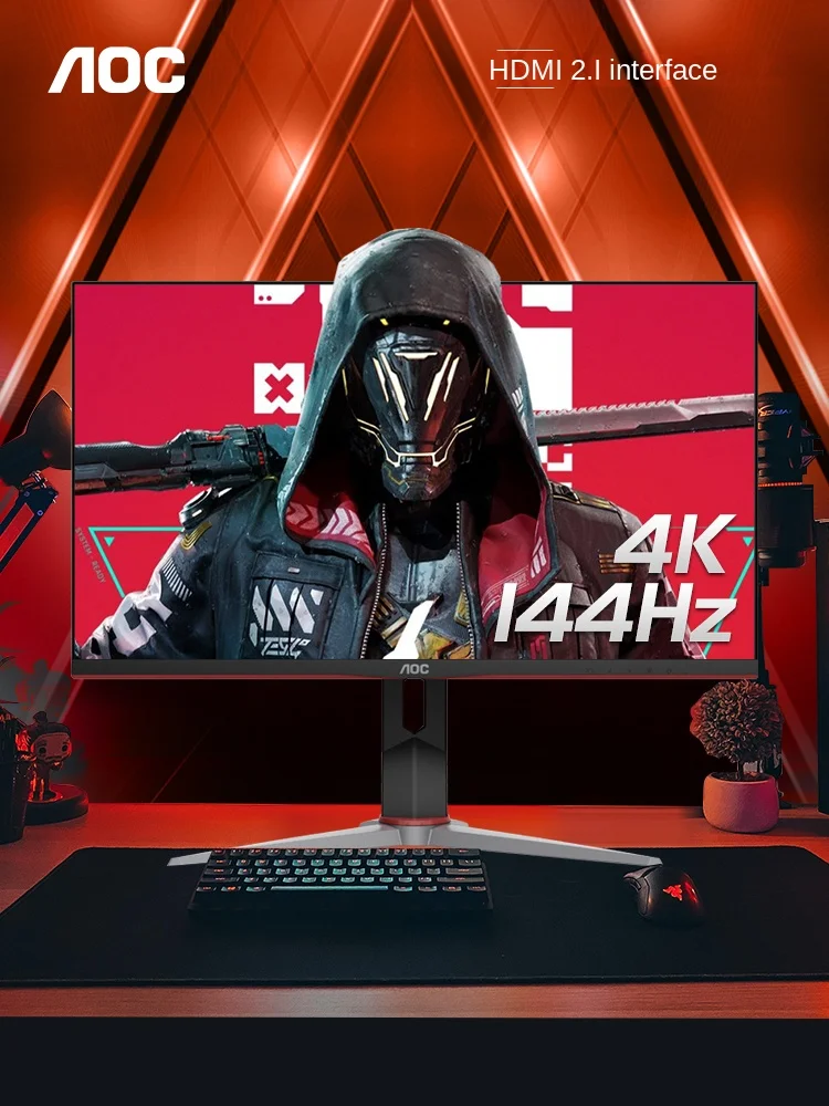 AOC28 inch 4K high-definition 144HZ esports U28G2X/D desktop computer 2KIPS LCD screen 27