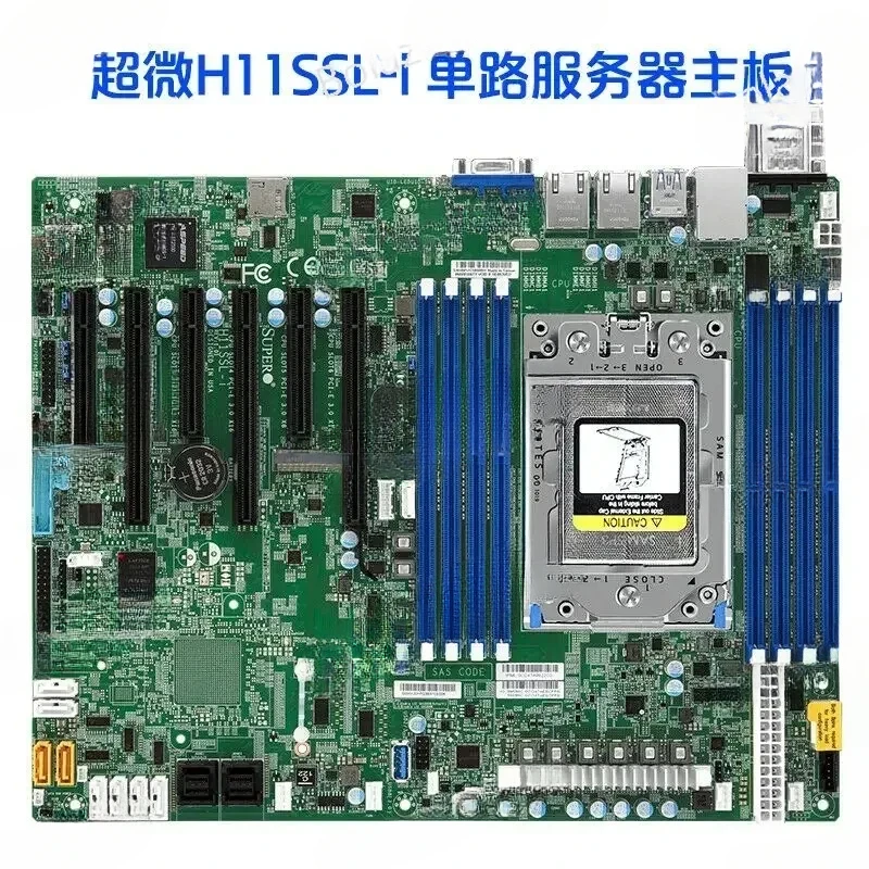 Supermicro H11SSL-I Mainboard With Epyc 7401P Cpu 24 NúCleos 2Ghz Up To 3.0Ghz