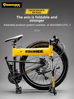 Folding mountain bike adult ultra-light portable teenagers variable speed aluminum alloy  line disc brake shimano Competitive