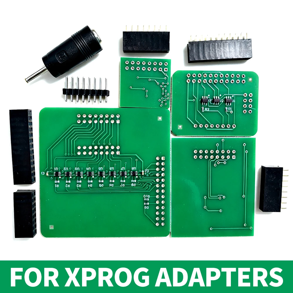 Adapter Kit for XPROG V6.50/6.70 ECU Programmer Multiple PCB Adapters for EEPROM & MCU Chip Read‑Write ICP On‑Board Programming