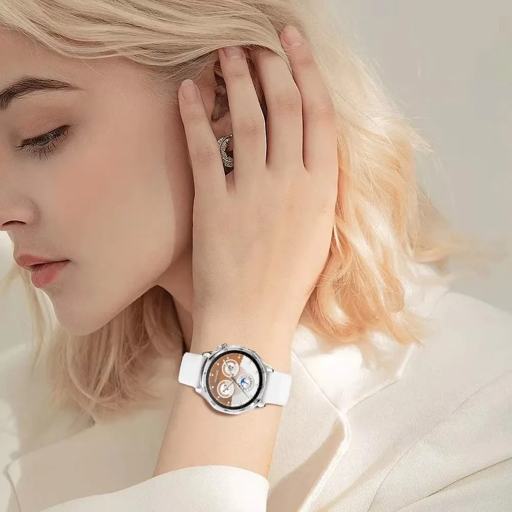 Correa de silicona suave de 18/20/22mm para Huawei Watch GT5/GT5 Pro 46mm 41mm 42mm pulsera cómoda para Huawei Watch GT4 46mm cinturón