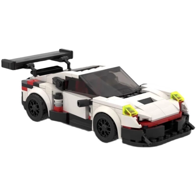 

MOC Building Blocks Racing Car Model DIY Assembly Bricks Creative Toy Set