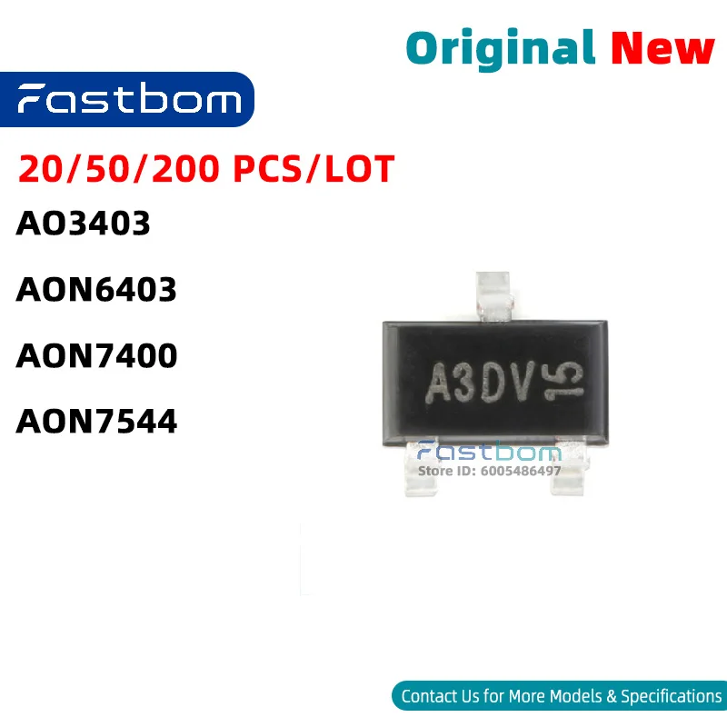 AO3403 AON7400 AON6403 AON7544 SOT-3 P-CH MOSFET P-CHANNEL New Original