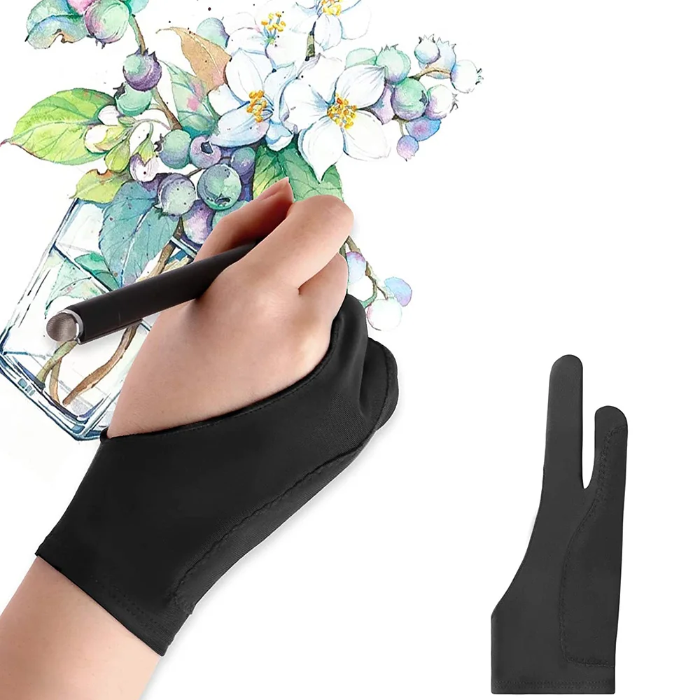 Universal Professional Artist Anti-touch Drawing Glove for Graphic Drawing Tablet Using, Suitable for Left and Right Hand