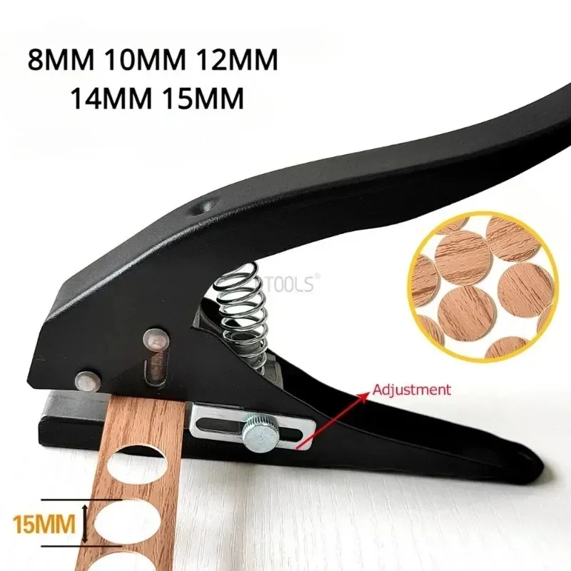 อัพเกรดขอบแถบเจาะคีมไม้ Puncher และ Countersink เจาะสกรูชุด 8-15mm Heavy Duty รอบเจาะรู