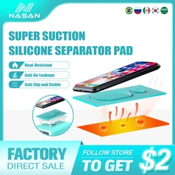 NASAN Super Suction Silicone Separator Pad High Temperature Resistant Mats Non-slip adsorption Mat for 7 inch Separator Machine