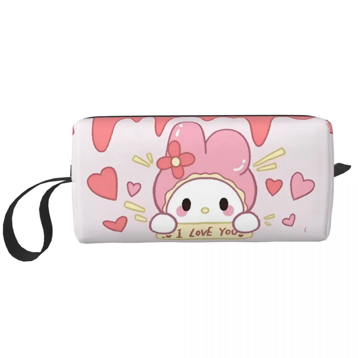 

My Melody Kawaii Sanrio Косметички Большая вместительная косметичка Модная дорожная сумка для хранения кошелька