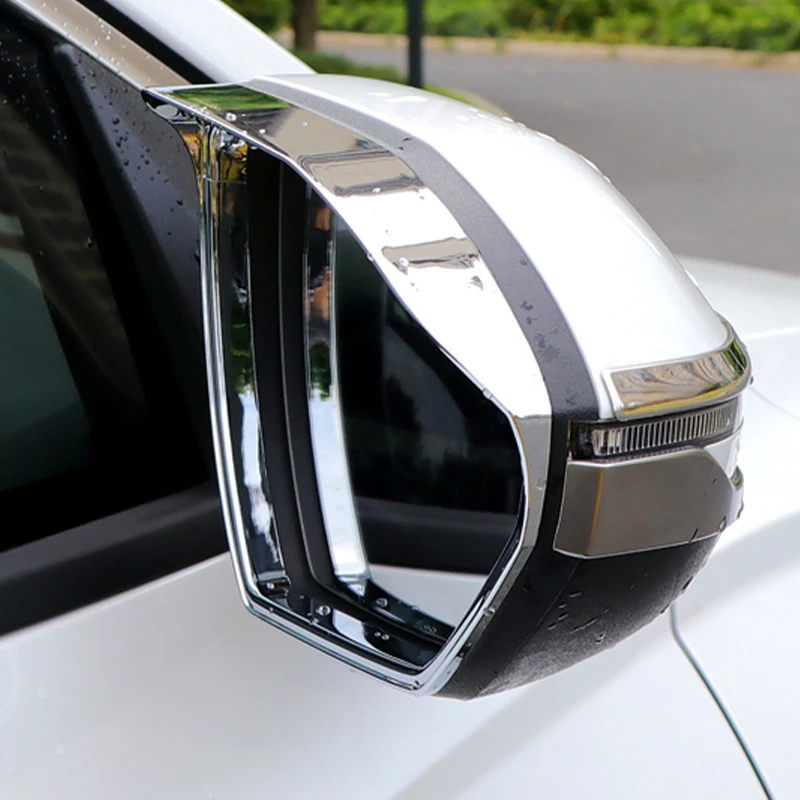 For Hyundai Tucson NX4 2021 2022 2023 Hybrid N Line Car Rearview Mirror Rainproof Eyebrow Rain Cover Accessories
