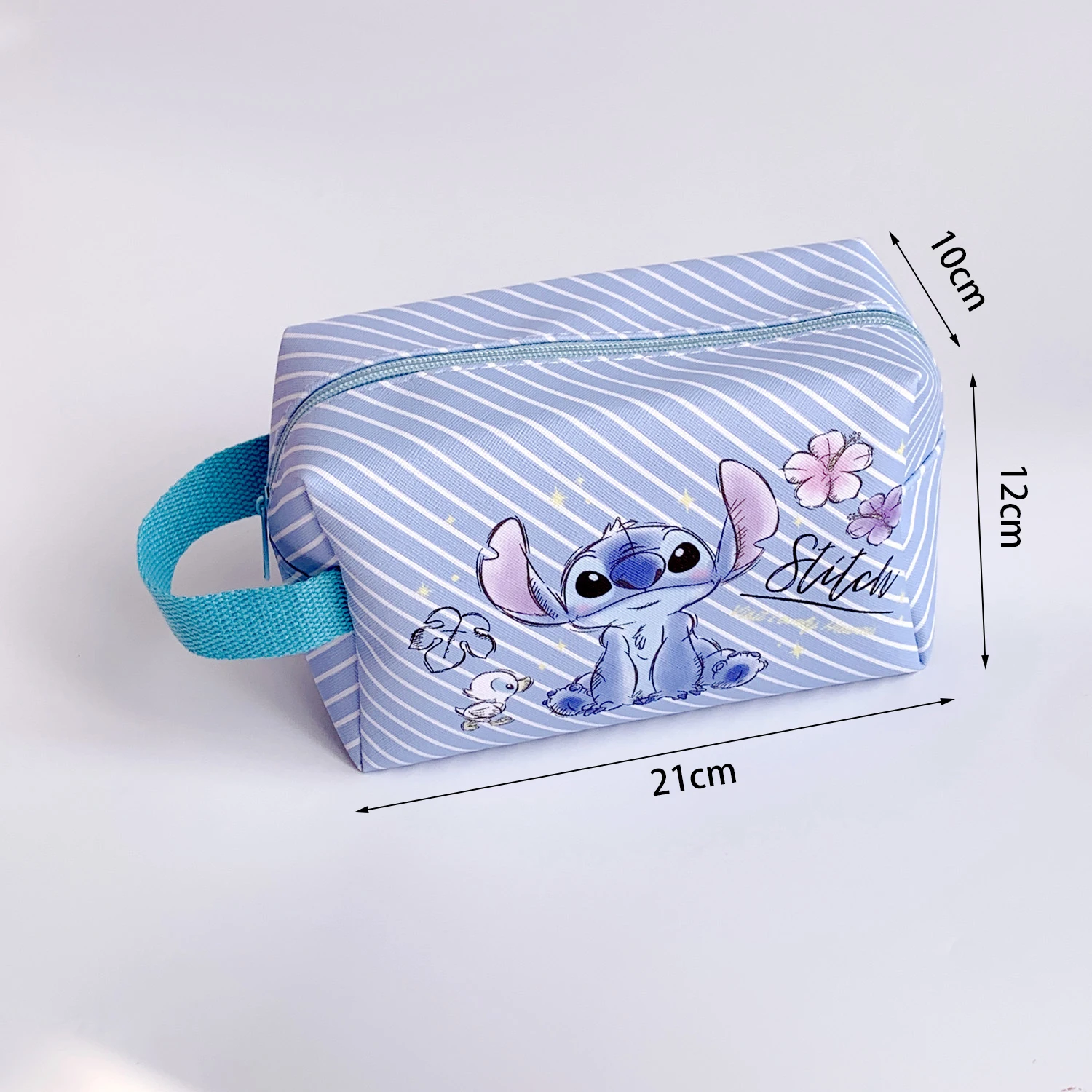 Disney Cartoon Stitch Grote Capaciteit Cosmetische Make-Up Tas Voor Meisjes Student Reizen Multifunctionele Opbergtas Waszak Draagbaar