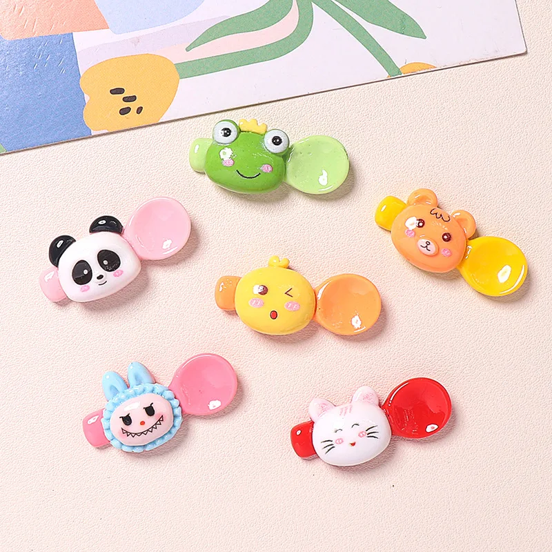 

1:12 Mini Cartoon Animal Scoop Tableware Resin For Kids Dollhouse Home Decoration Accessories