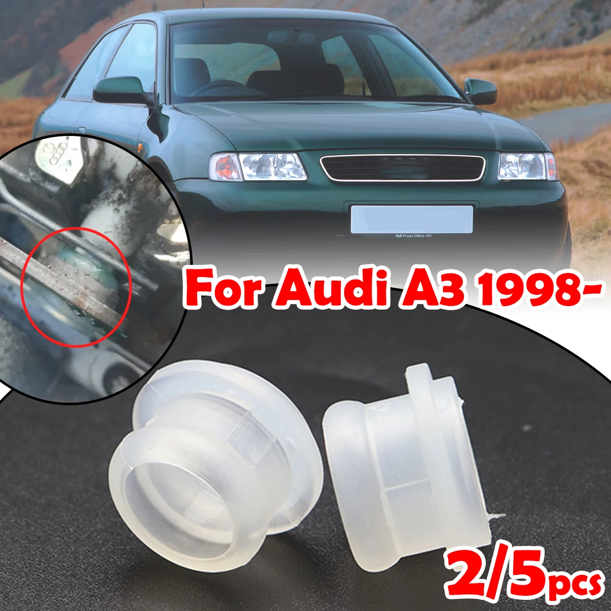 

MT Gear Shift Lever Cable Bushing Repair Kit For Audi A3 1998 - Gearbox Selector End Linkage Rubber Sleeve Car Replacement Parts