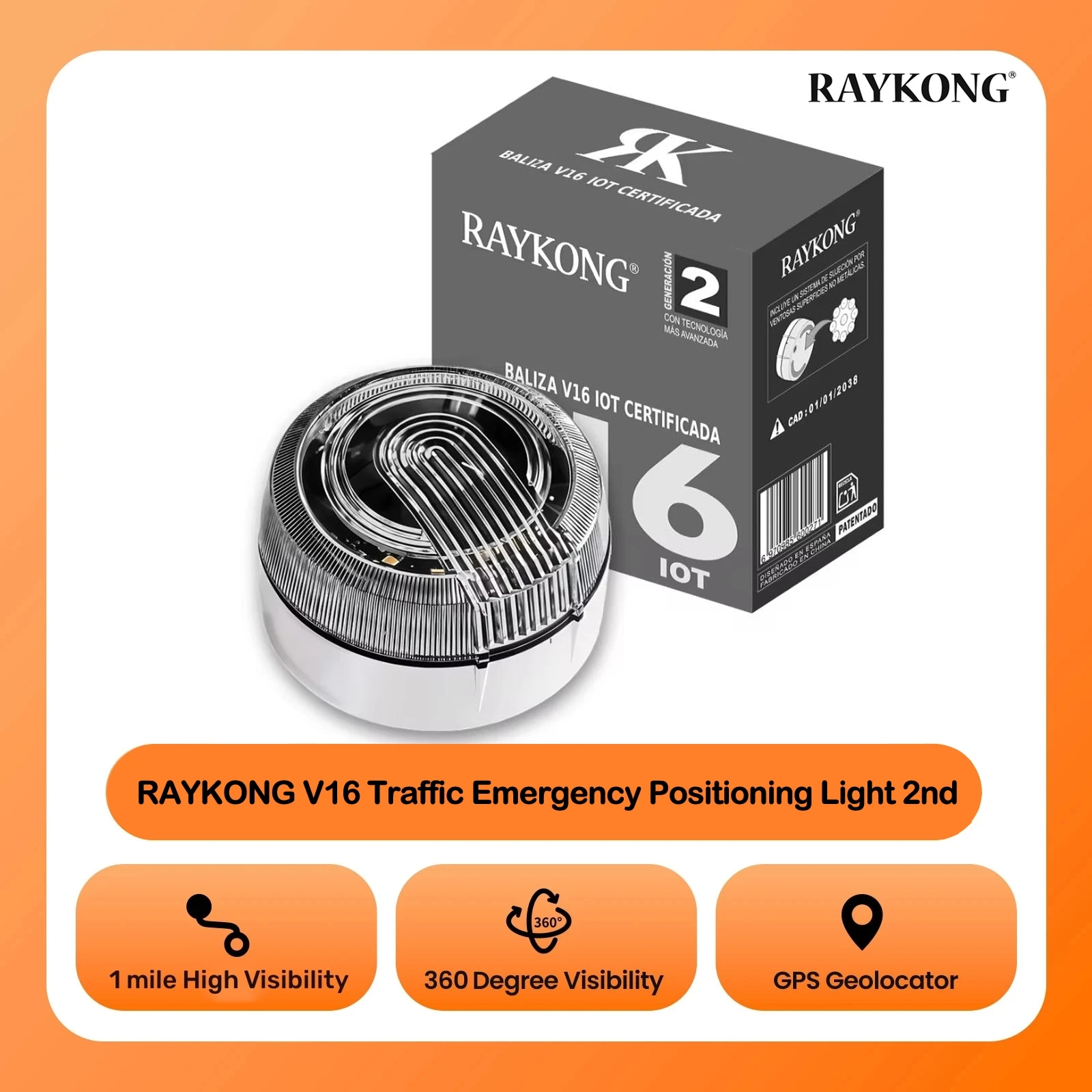 ¿Por qué el RAYKONG V16 2nd Generation es la mejor opción de localizador de emergencia para tu coche en 2024?