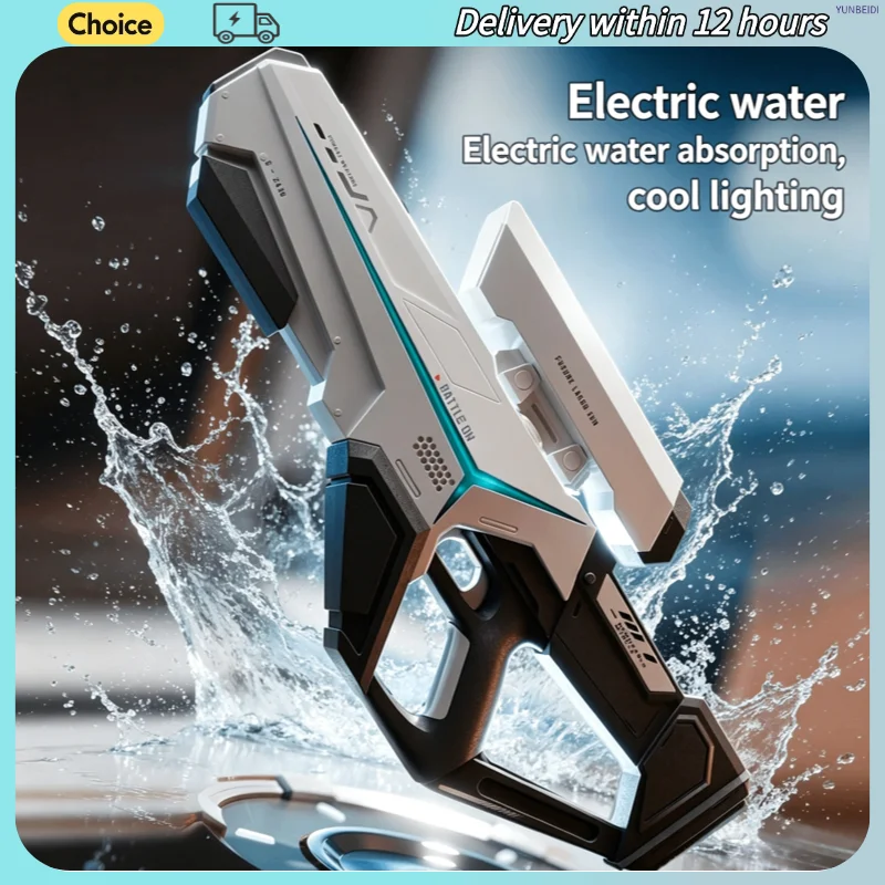 

750mL Electric Water Gun Toy LED Lights That Automatically and Continuously Sprays Water Suitable for Kid’s Adults Water Gun Toy