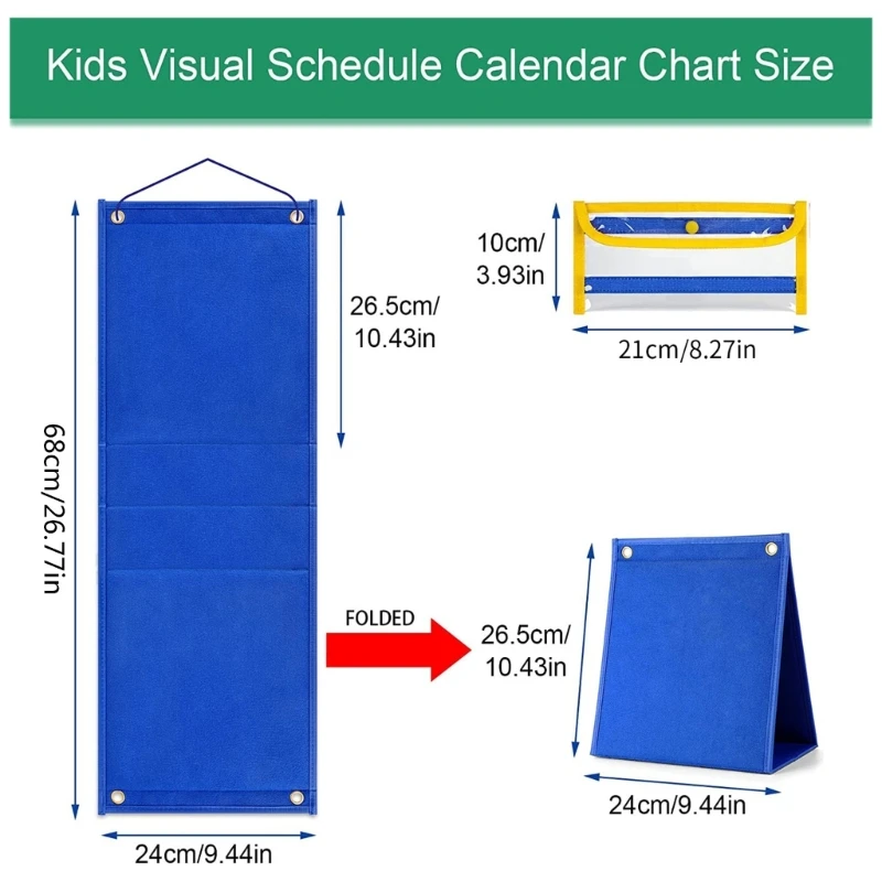 20CB Visuele schemagrafiek Dubbelzijdige wekelijkse planner Karweigrafiek Leermateriaal voor kinderen Routinegrafiek voor