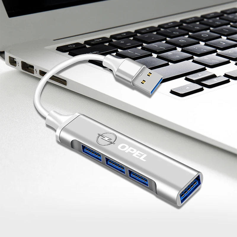 Car USB Hub Splitter Docking Station Type C Charger Interior Accessories For Opel Skoda Citroen LEXUS Infiniti Dacia Cadillac