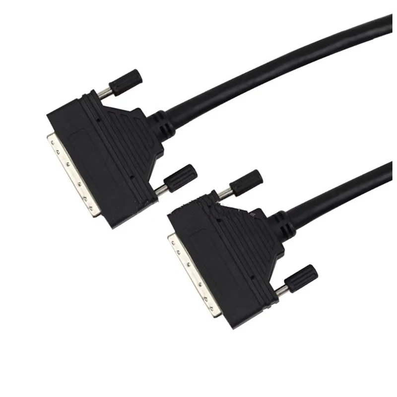 SCSI HPDB68 Power Connector Cable SCSI HPDB68 Pin To HPDB68 pin Male To Male Data Cable Braided shielding 68pin