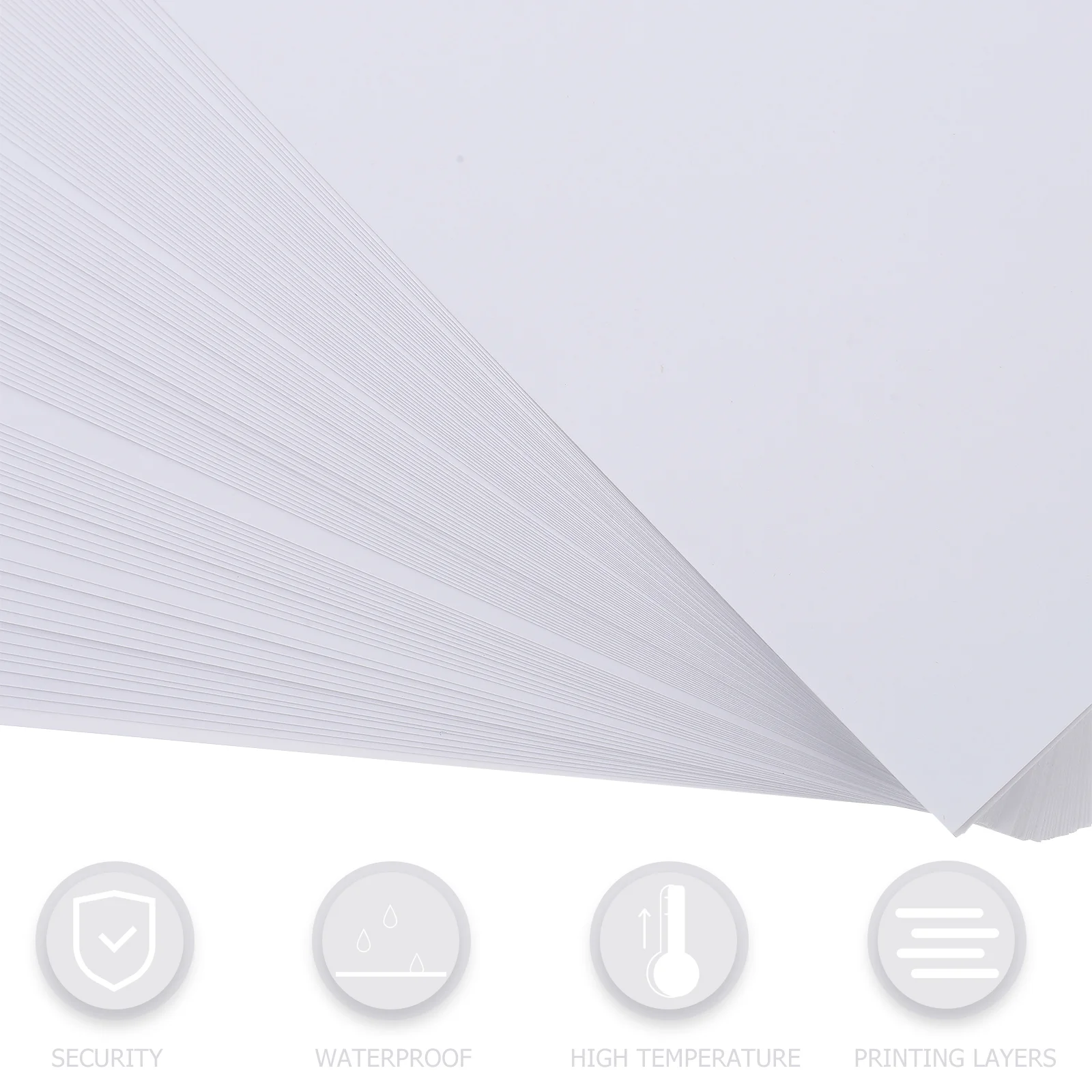 100 Sheets Coated Paper Standard Size Photo A5 High Glossy Papers Printer Digital Color Printing Base Useful