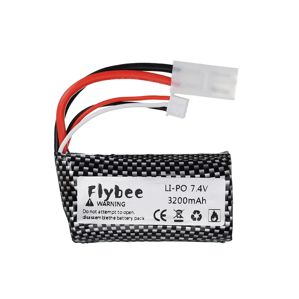 18650 battery 7.4V 3200mAh Lipo Battery For Wltoys 10428 /12428/12423/Q46 RC cars toys parts 18650 2S T/JST/SM/Tamiya plug