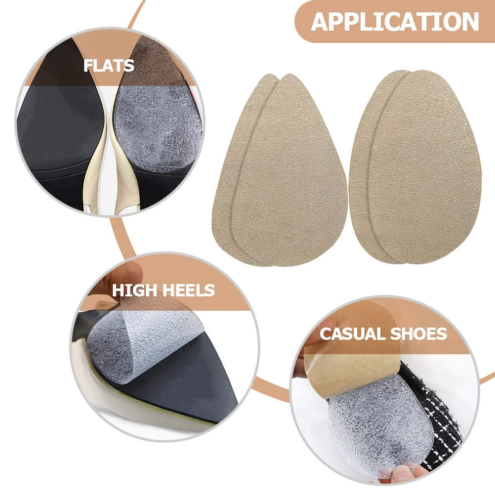 

4pcs Anti-Slip Shoe Pads Adhesive Sole Protectors For High Heels Sports Shoes Winter Boots Noise Reduction Sole Cushion Shoe