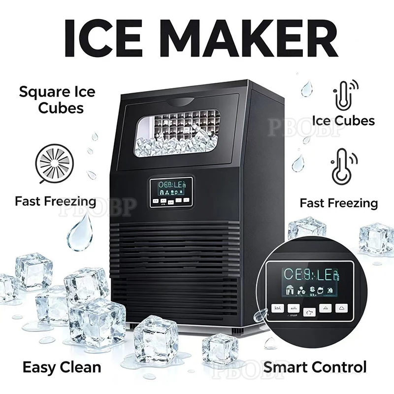 Factory Direct 6 Mins Fast Portable DC Ice Maker Machine High Quality Desktop Extruded Chewable Ice Machine for Home Office Car
