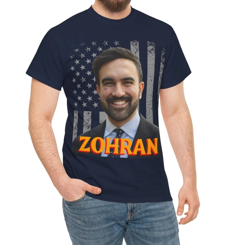 Zohran Mamdani T-shirt New York Mayor Political Tee Latest Trendy Streetwear Men Women Modern Casual Shirt New York Apparel