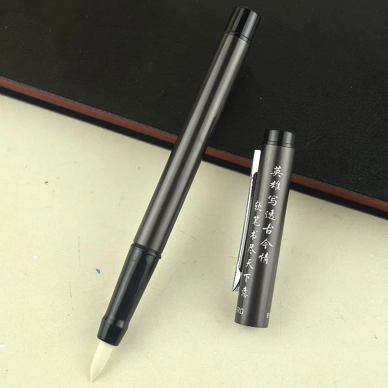 Hero Ink-Absorbing Hero 98 Soft-Tip Pen, Hard Pen Calligraphy, Soft Pen Practice, Specially for Small and Medium Regular Script,