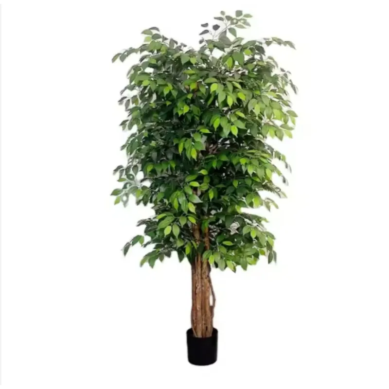 Hot Sales Artificial Plant 4ft 6ft Artificial Silk Banyan Tree Faux Plant for Outdoor Home Wedding Parties Decoration