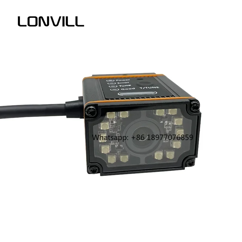 Lifa Production Line Industrial QR Data Matrix DPM Code Scanner TCP IP Adjustable Focus USB RS232 Ethernet Barcode Scanner