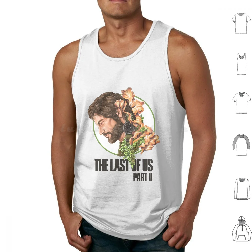 The Last Of Us-Joel Tank Tops Vest Sleeveless Tlou The Last Of Us Ellie Last Of Joel Clickers Knife Part 1 Part 2 Thelastofus