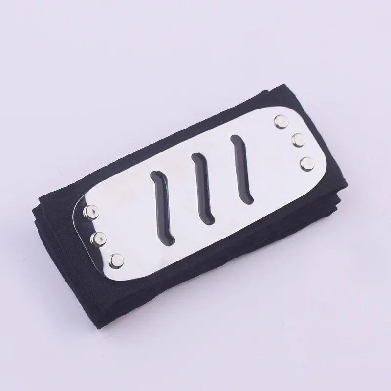 Bandai Naruto Sasuke Stirnband, Rebell Ninja Konoha, schützendes Stirnband, Kakashi Bandana, Cosplay, Anime, Kostümzubehör, Geschenk, Spielzeug