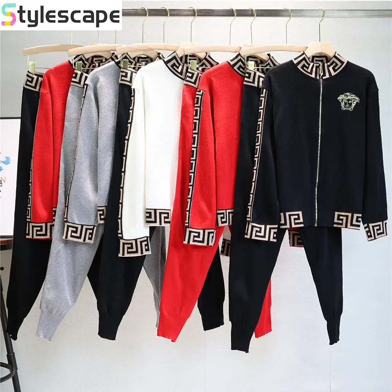 

Fashion Casual Suit for Women 2025 New Autumn Style Small Fragrance Slimming Jacket, Two Piece Set of Small Leg Pants Pant Sets