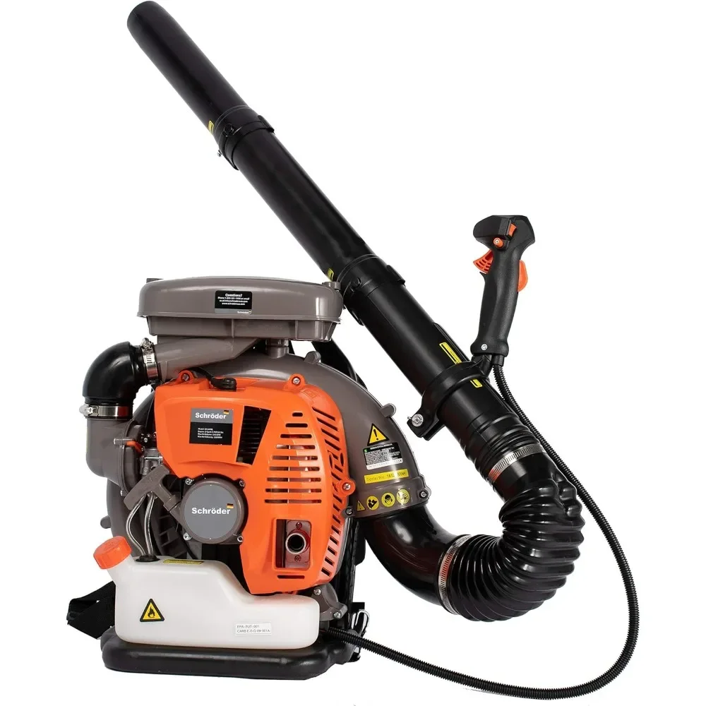 

Backpack Gas Leaf Blower 3.7 HP Engine Clear All Wet and Dry Debris High Output Powerful - Lightweight