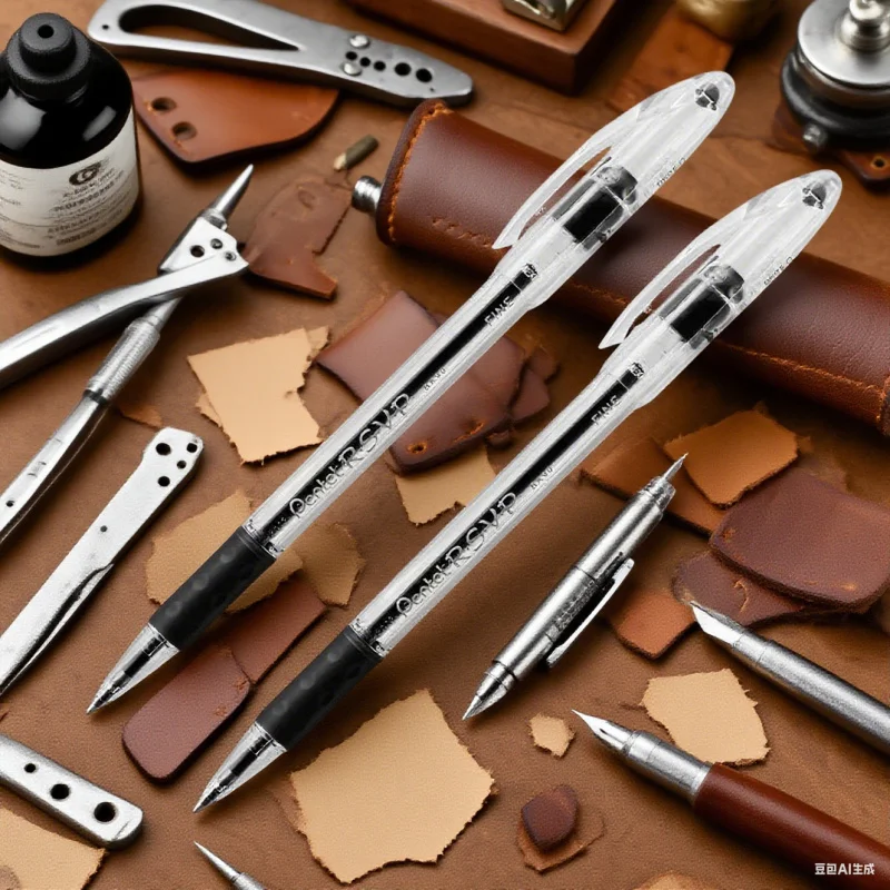 ปากกาลูกลื่นปลายละเอียด 0.7 มม. เขียนลื่น - 2 พร้อมหมึกสีดำเข้ม